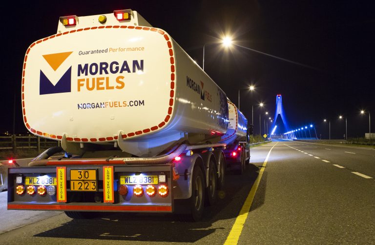Fuel lorry at night Fuels